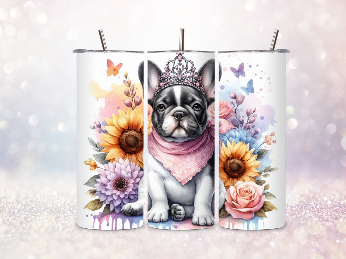 Frenchie Skinny Straight Tumbler DIGITAL DOWNLOAD