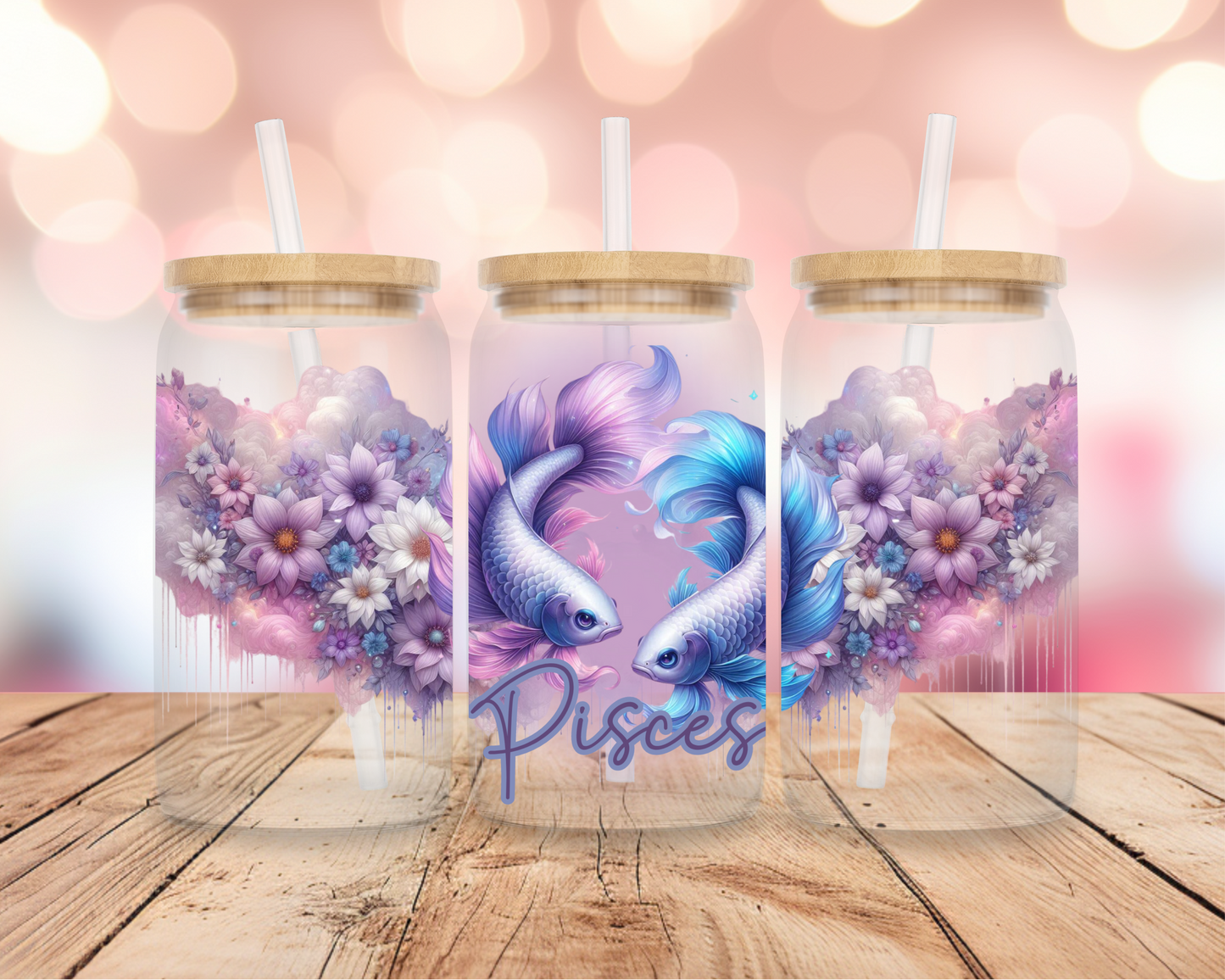 Pisces Star Sign- Purple 16oz DIGITAL DOWNLOAD