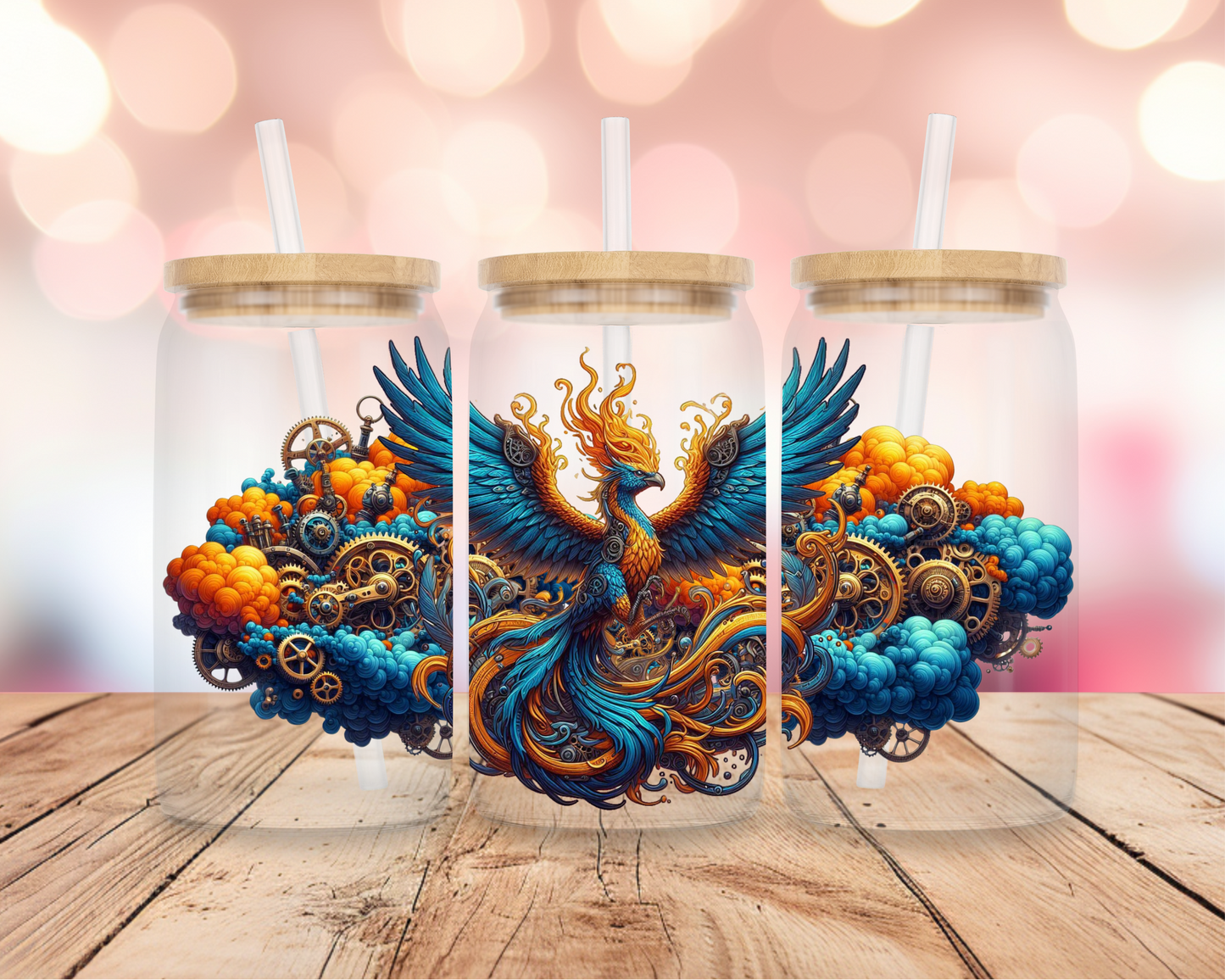 Steampunk Phoenix 2 16oz DIGITAL DOWNLOAD