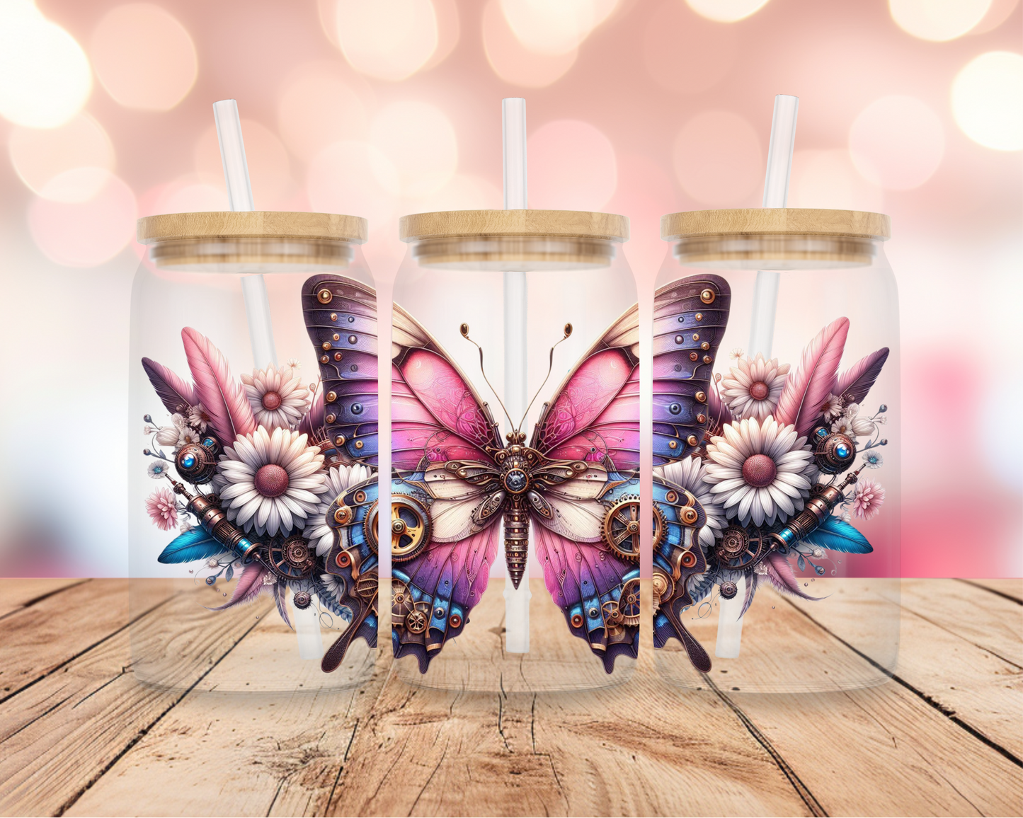 Steampunk Butterfly 2 16oz DIGITAL DOWNLOAD