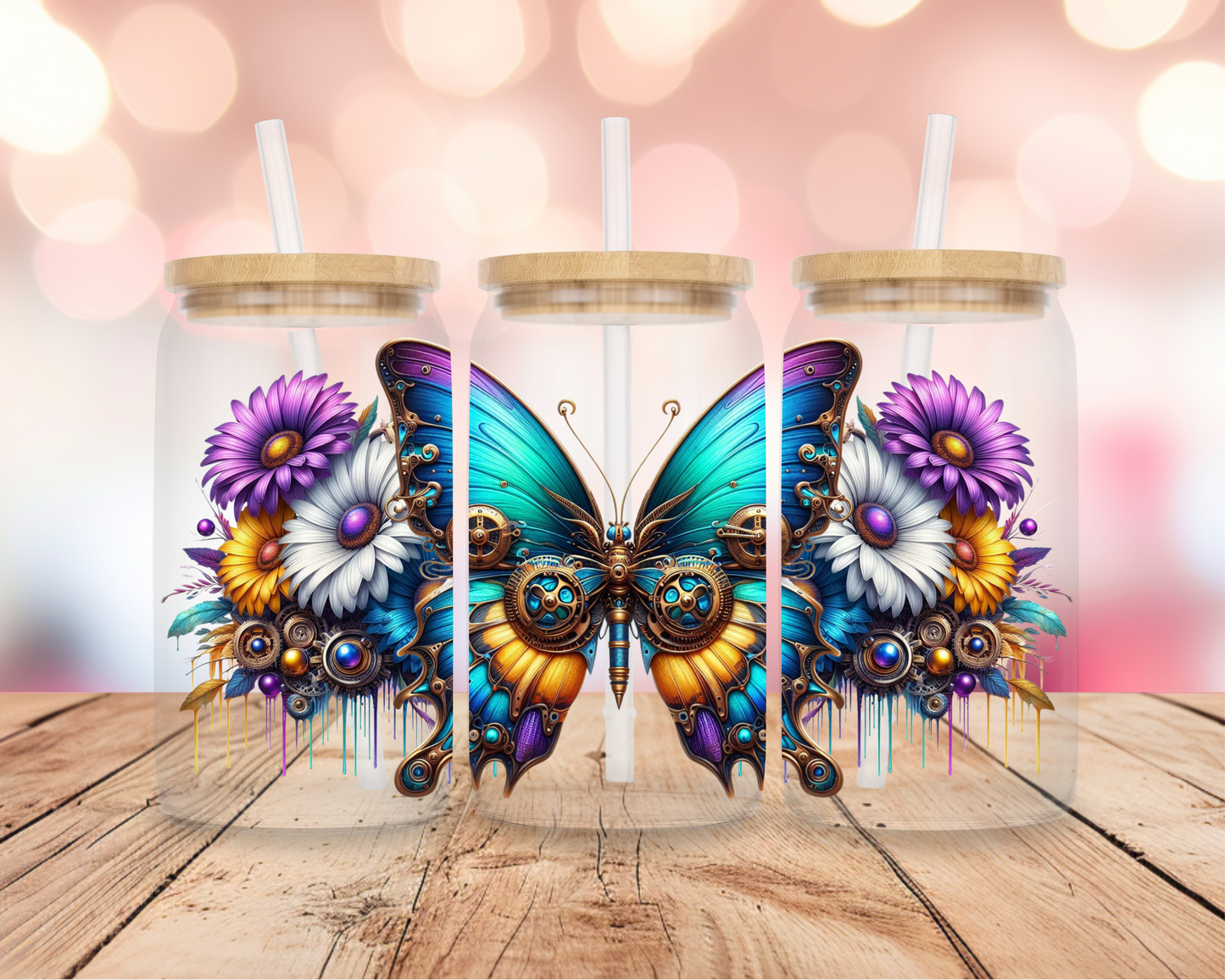 Steampunk Butterfly 3 16oz DIGITAL DOWNLOAD