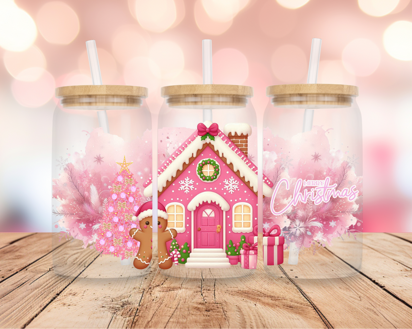 Christmas Gingerbread 16oz DIGITAL DOWNLOAD