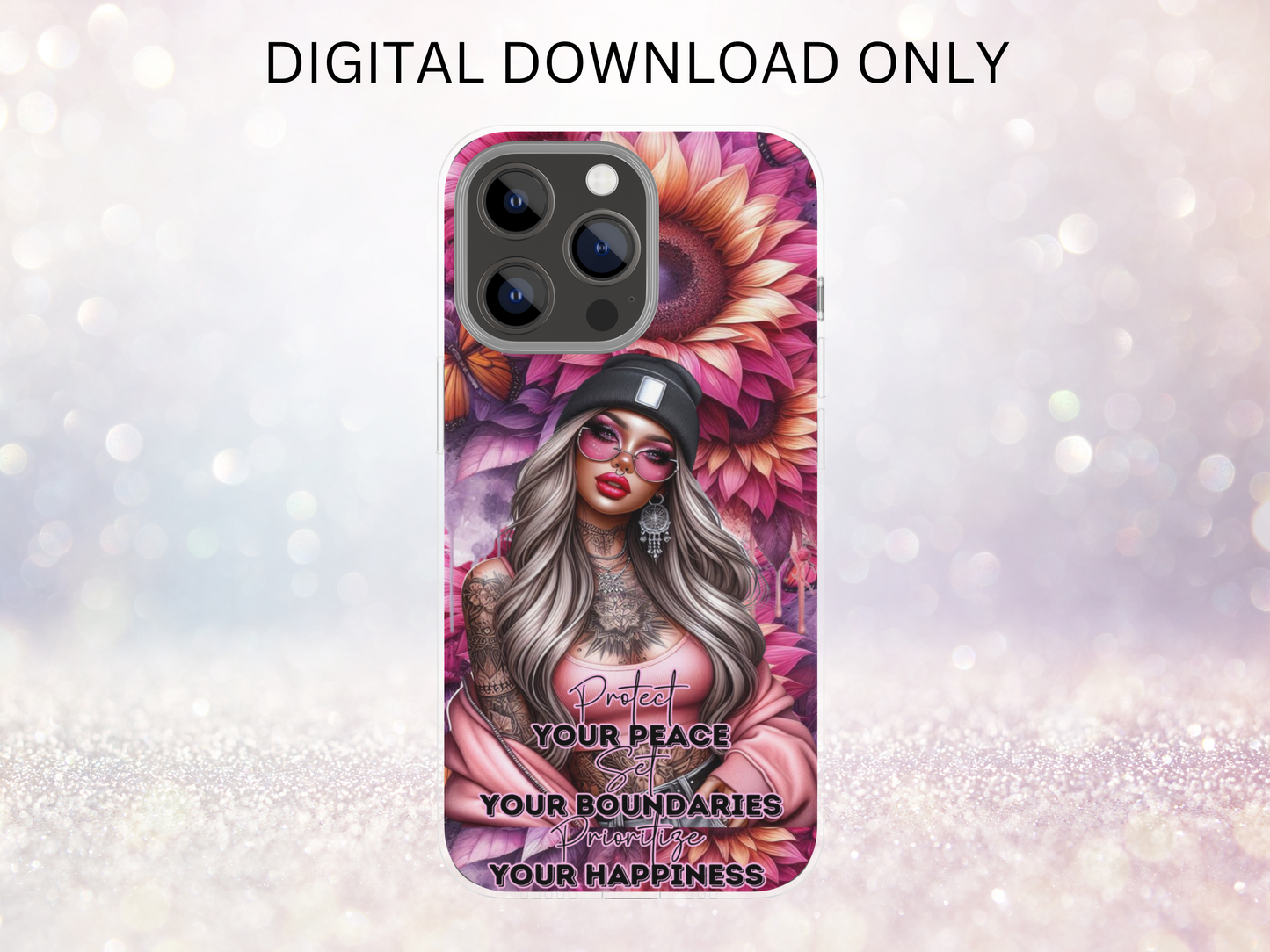 Protect Your Peace Phone Case DIGITAL DESIGN