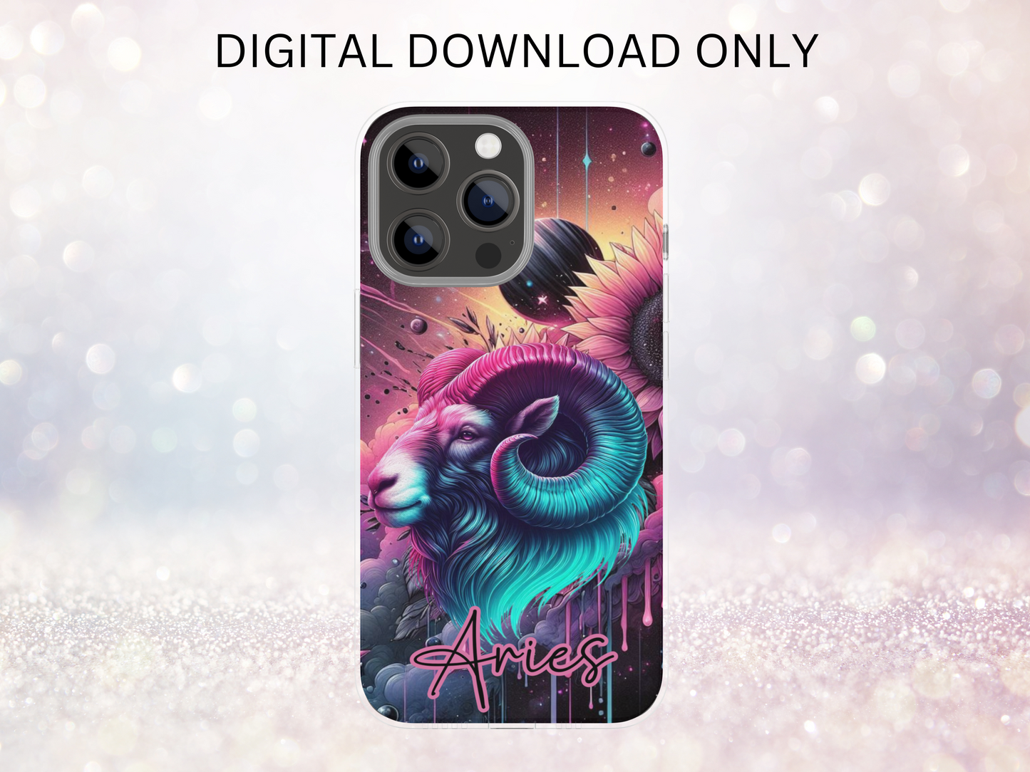 Aries Pink Phone Case DIGITAL DESIGN