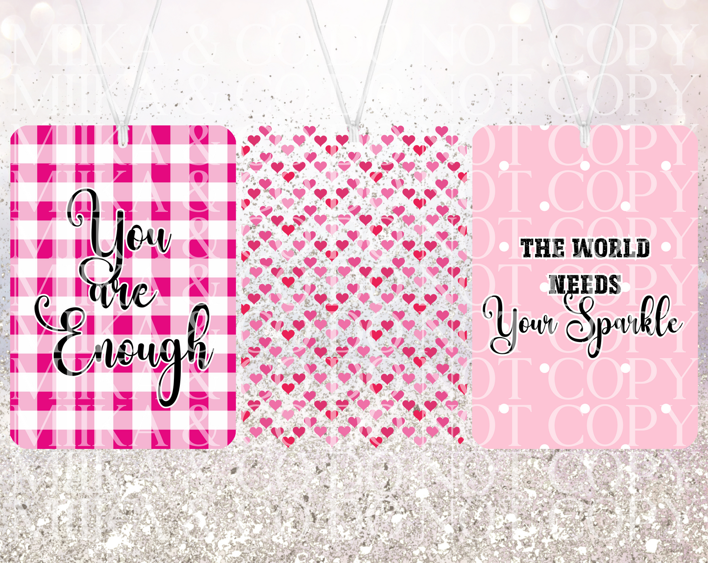 Car Air Freshener Mental Health bundle DIGITAL DESIGN