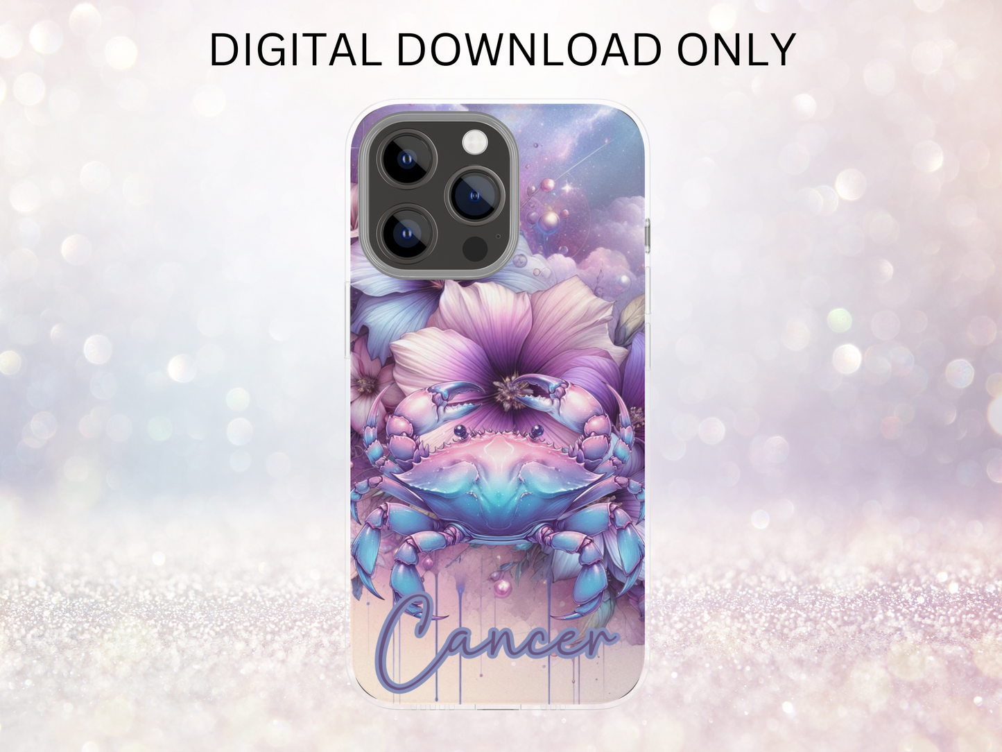 Cancer Purple Phone Case DIGITAL DESIGN