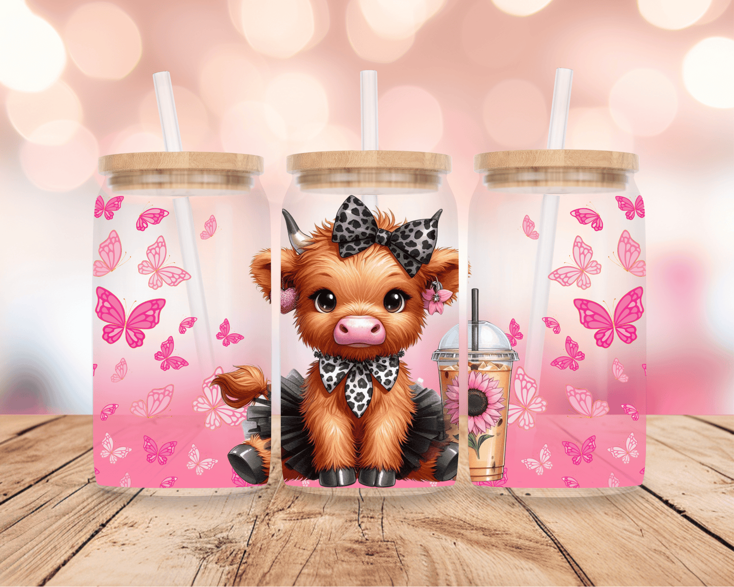 Highland cow 16oz DIGITAL DOWNLOAD