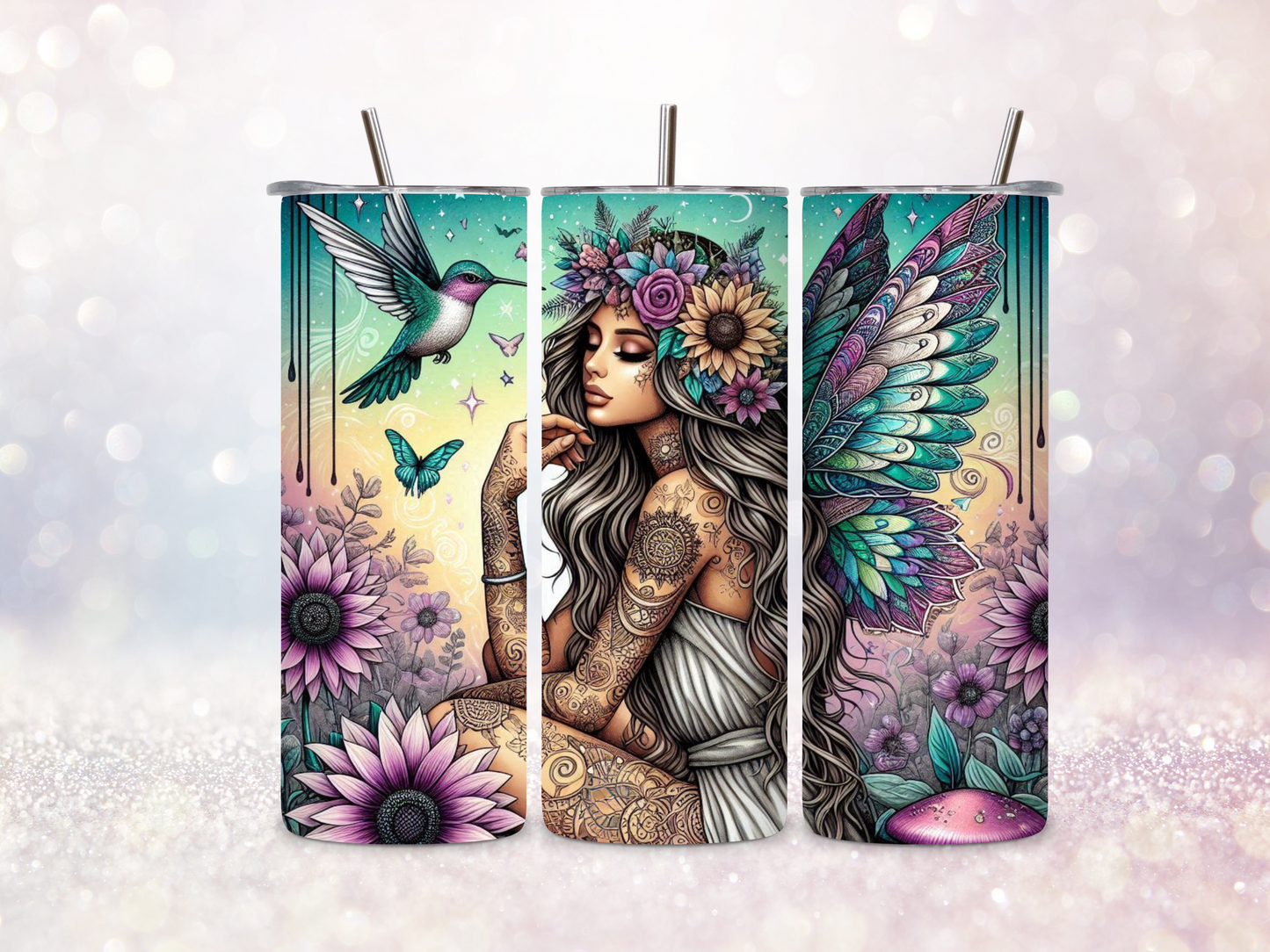 Fairy Girl 3 Straight Tumbler DIGITAL DOWNLOAD