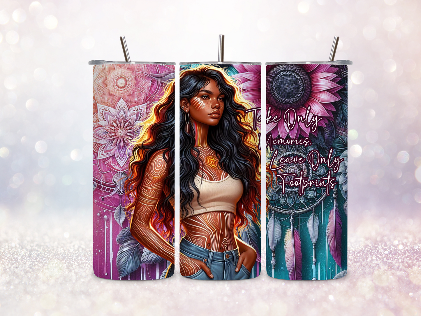 First Nations Girl 2 20oz Skinny Straight Tumbler DIGITAL DOWNLOAD