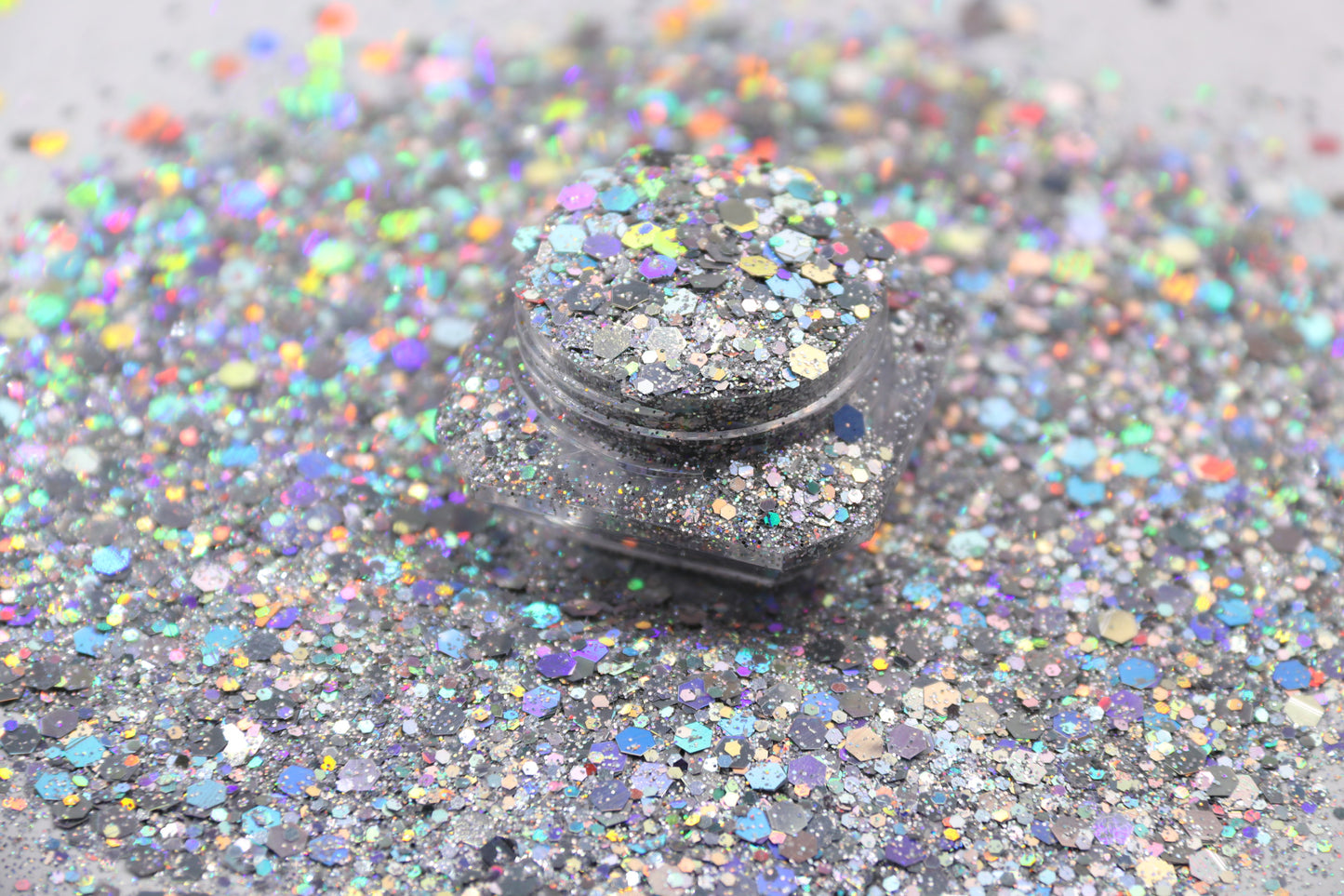 Gleaming Silver Glitter