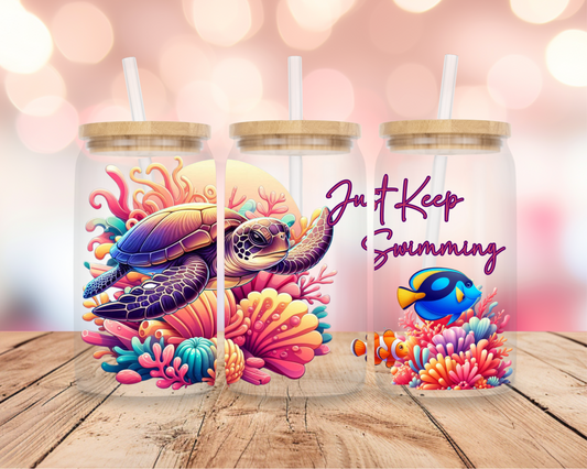 Just Keep Swimming 16oz DIGITAL DOWNLOAD