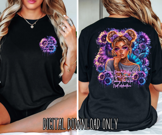 She's a Dreamer Tee/Hoodie 2 DIGITAL DOWNLOAD