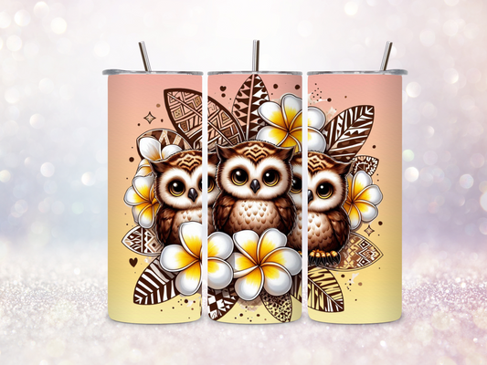 Baby Owls  Skinny Straight Tumbler DIGITAL DOWNLOAD