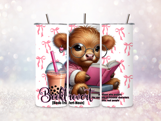 Booktrovert Skinny Straight Tumbler DIGITAL DOWNLOAD