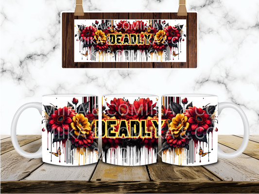 Deadly 11oz Coffee Mug- DIGITAL DESIGN