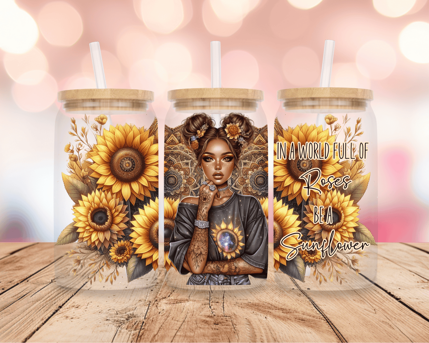 Be a Sunflower 16oz DIGITAL DOWNLOAD