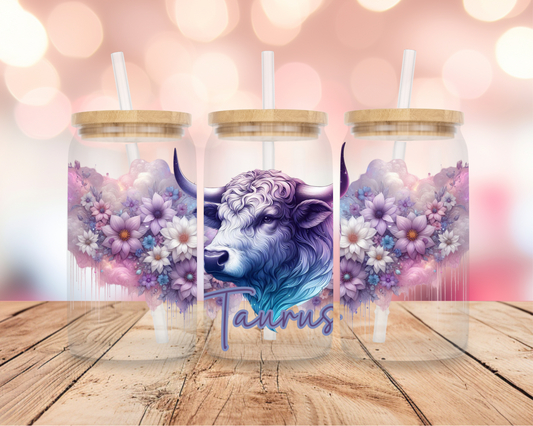 Taurus Star Sign- Purple 16oz DIGITAL DOWNLOAD