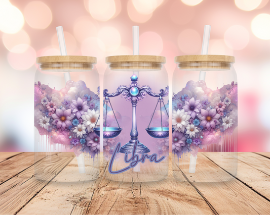 Libra Star Sign- Purple 16oz DIGITAL DOWNLOAD