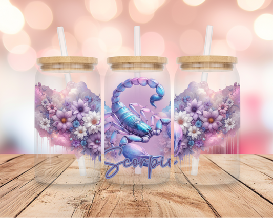 Scorpio Star Sign- Purple 16oz DIGITAL DOWNLOAD