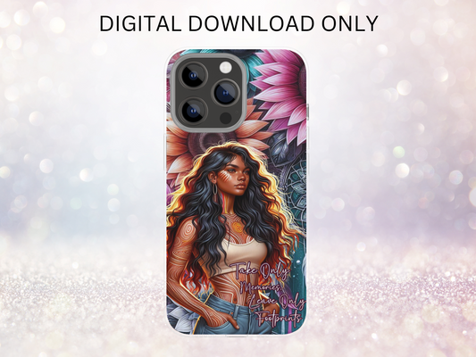 First Nations Girl 5 Phone Case DIGITAL DESIGN