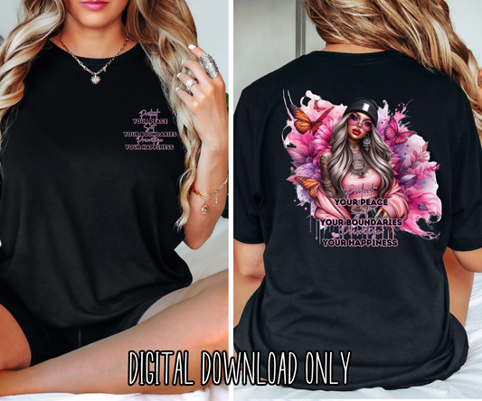 Protect your Peace Tee/Hoodie DIGITAL DOWNLOAD