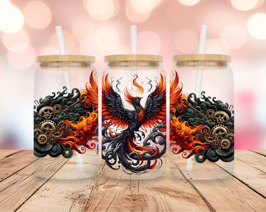 Steampunk Phoenix 16oz DIGITAL DOWNLOAD