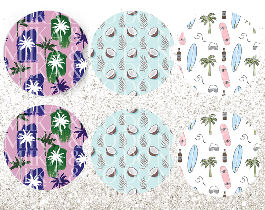 Car Coaster Beachy bundle DIGITAL DESIGN