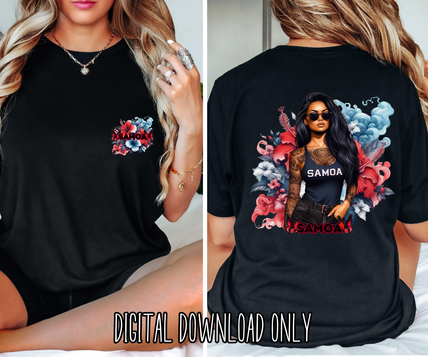 Samoa Girl Tee/Hoodie DIGITAL DOWNLOAD