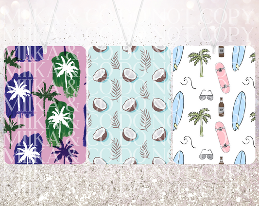 Car Air Freshener Beachy bundle DIGITAL DESIGN