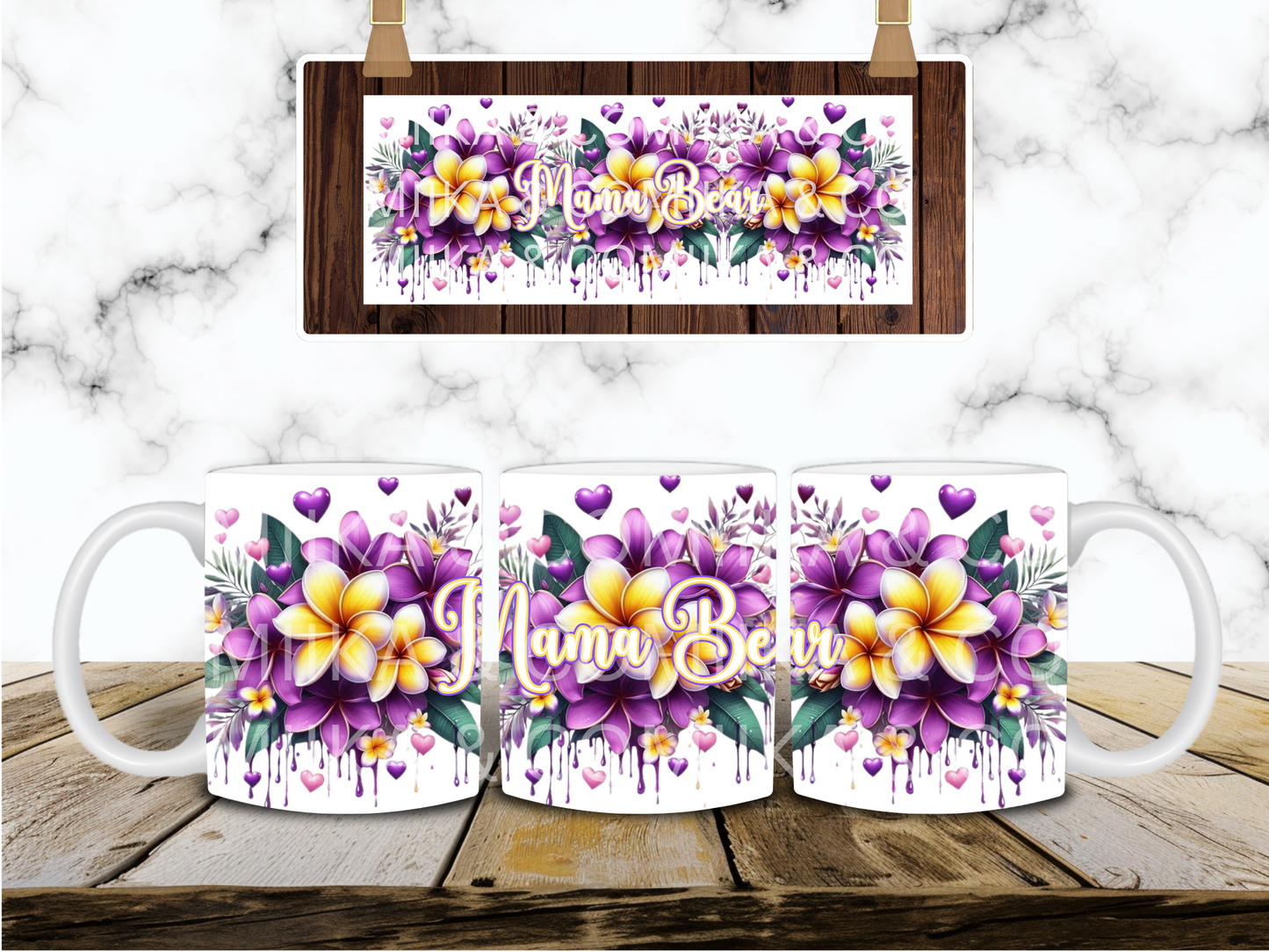 Mama Bear 11oz Coffee Mug- DIGITAL DESIGN