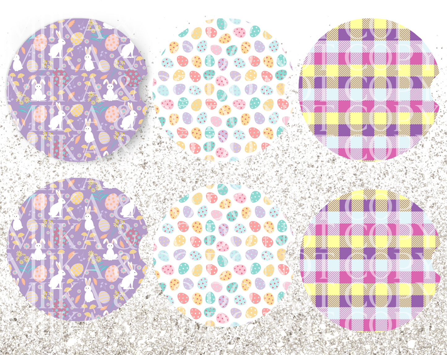 Car Coaster Easter bundle DIGITAL DESIGN
