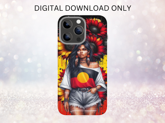 First Nations Girl Phone Case DIGITAL DESIGN
