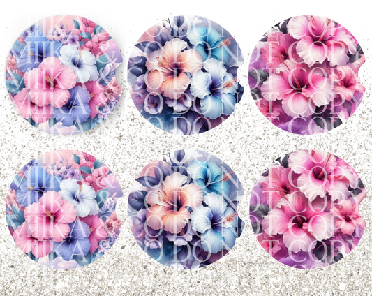 Car Coaster floral bundle DIGITAL DESIGN