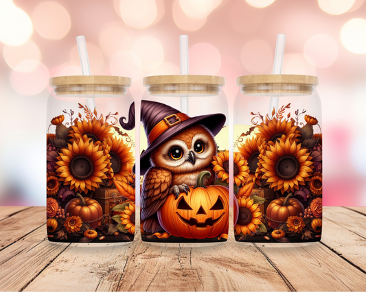 Halloween Owl 2 16oz DIGITAL DOWNLOAD