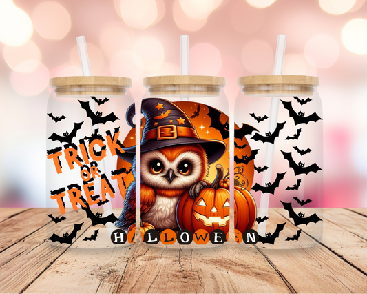 Halloween Owl 3 16oz DIGITAL DOWNLOAD