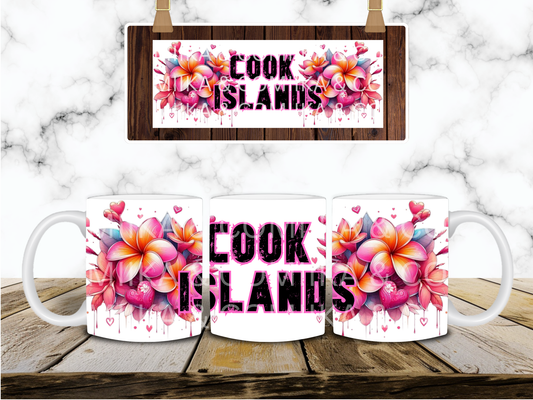 Cook Islands 11oz Coffee Mug- DIGITAL DESIGN
