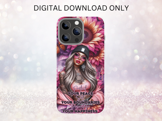 Protect Your Peace Phone Case DIGITAL DESIGN