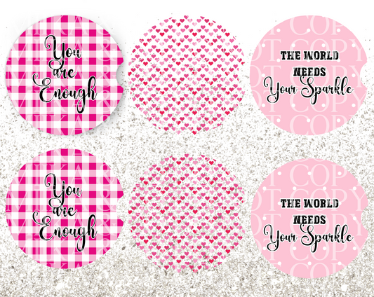 Car Coaster Mental Health bundle DIGITAL DESIGN