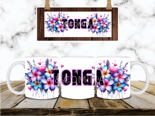 Tonga 11oz Coffee Mug- DIGITAL DESIGN