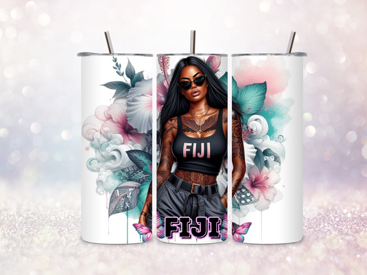 Fiji Girl 2 20oz Skinny Straight Tumbler DIGITAL DOWNLOAD