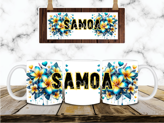 Samoa 11oz Coffee Mug- DIGITAL DESIGN
