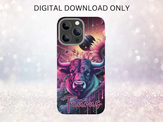 Taurus Pink Phone Case DIGITAL DESIGN