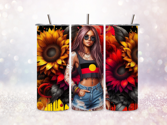 First Nations Girl 4 20oz Skinny Straight Tumbler DIGITAL DOWNLOAD