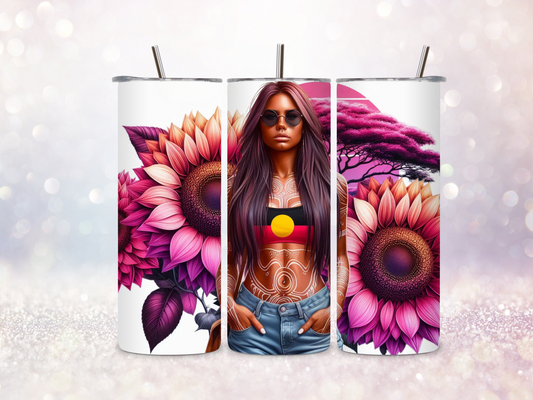 First Nations Girl 5 20oz Skinny Straight Tumbler DIGITAL DOWNLOAD
