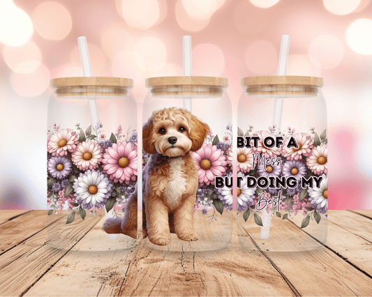 Bit Of A Mess- Cavoodle 16oz DIGITAL DOWNLOAD