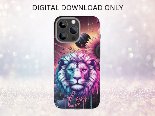 Leo Pink Phone Case DIGITAL DESIGN