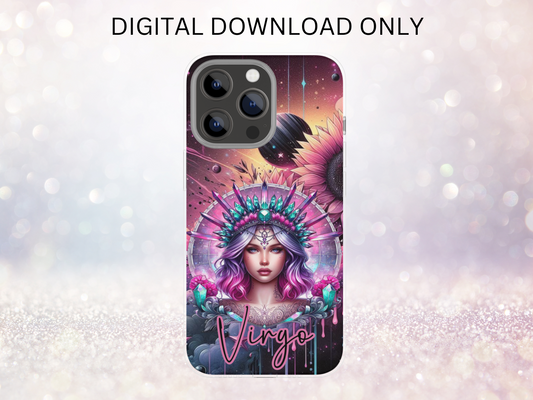 Virgo Pink Phone Case DIGITAL DESIGN