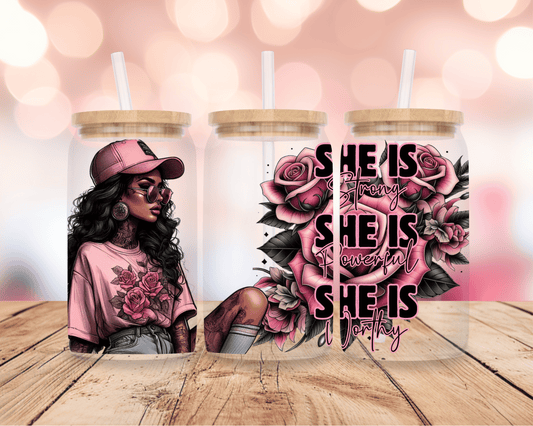 She Is 16oz DIGITAL DOWNLOAD