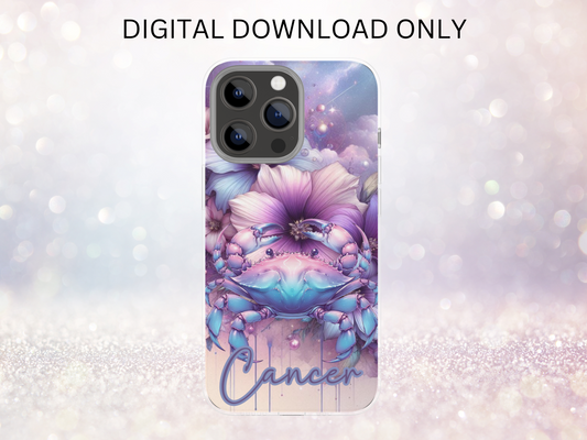 Cancer Purple Phone Case DIGITAL DESIGN