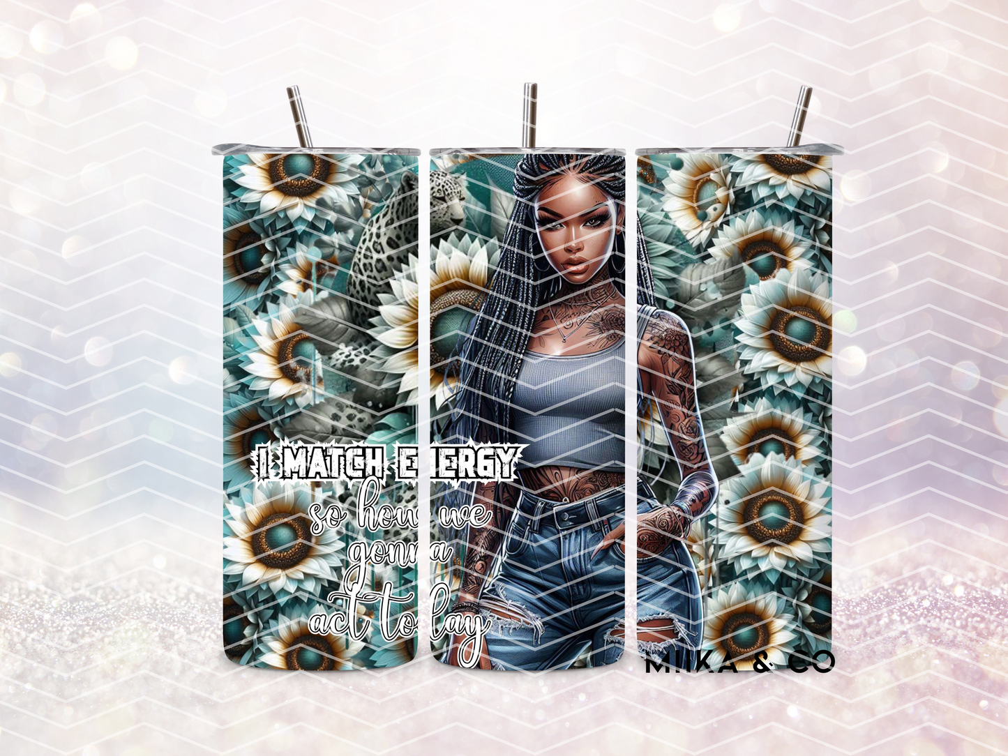 I Match Energy Skinny Straight Tumbler DIGITAL DOWNLOAD